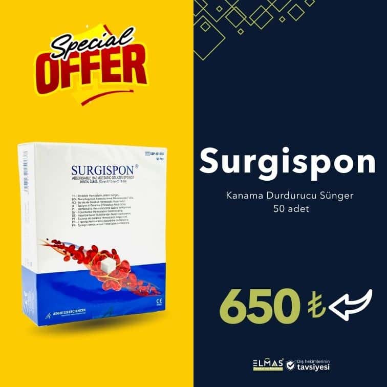 Surgispon Kanama Durdurucu Sünger 50 adetlik