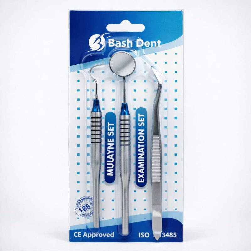 Titanyum lüks kalite dental muayene seti