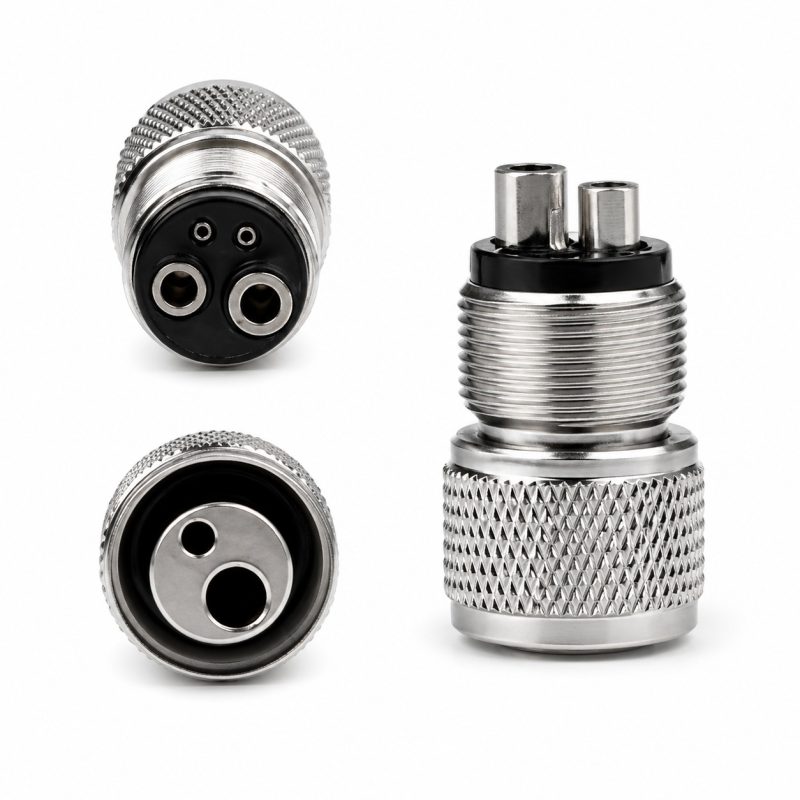 Aeratör Adaptörü - 4 Delikli Ünit Çıkışına 2 Delikli Aerator Takmak İçin