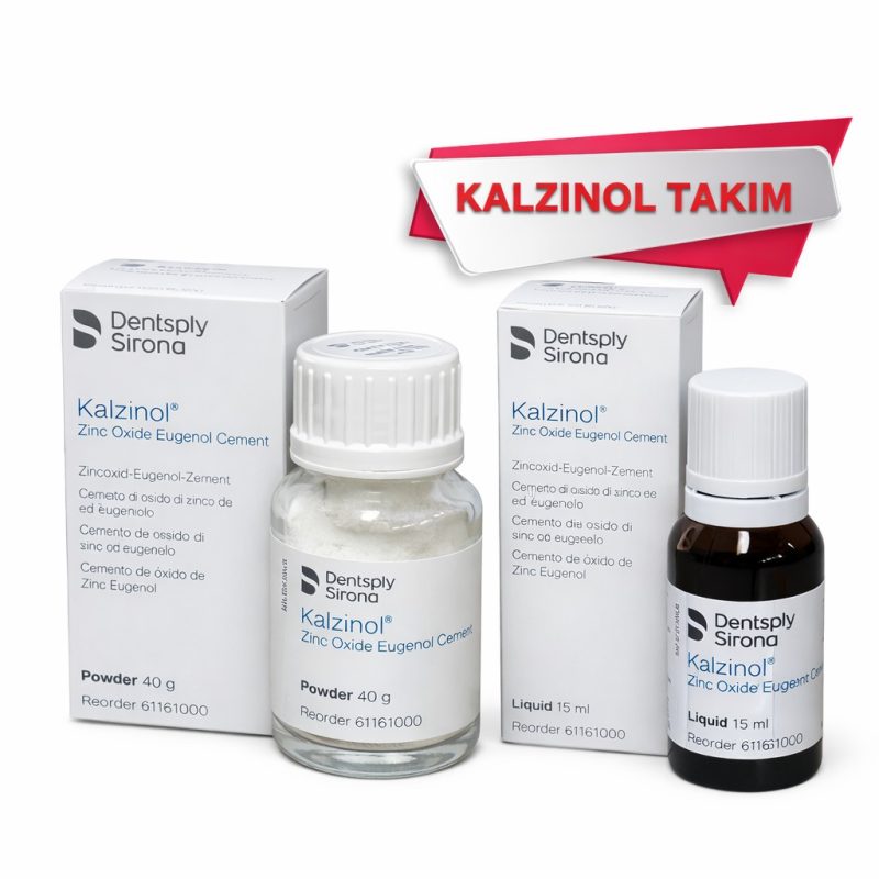 Dentsply Sirona Kalzinol Çinko Oksit Ojenol Siman 40 Gr Toz ve Likit