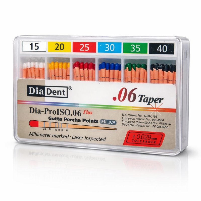 Diadent Açılı Gutta Perka 06 - Taperli Gutta Percha