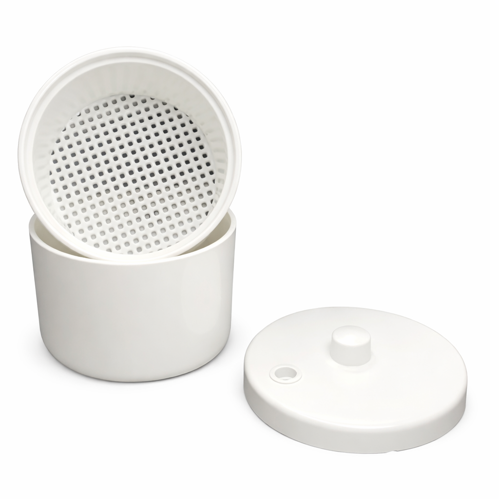 Frez Dezenfektan Kutusu Süzgeçli Kapaklı