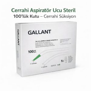 Gallant Cerrahi Sakşın Aspiratör Ucu Steril 100 Lük