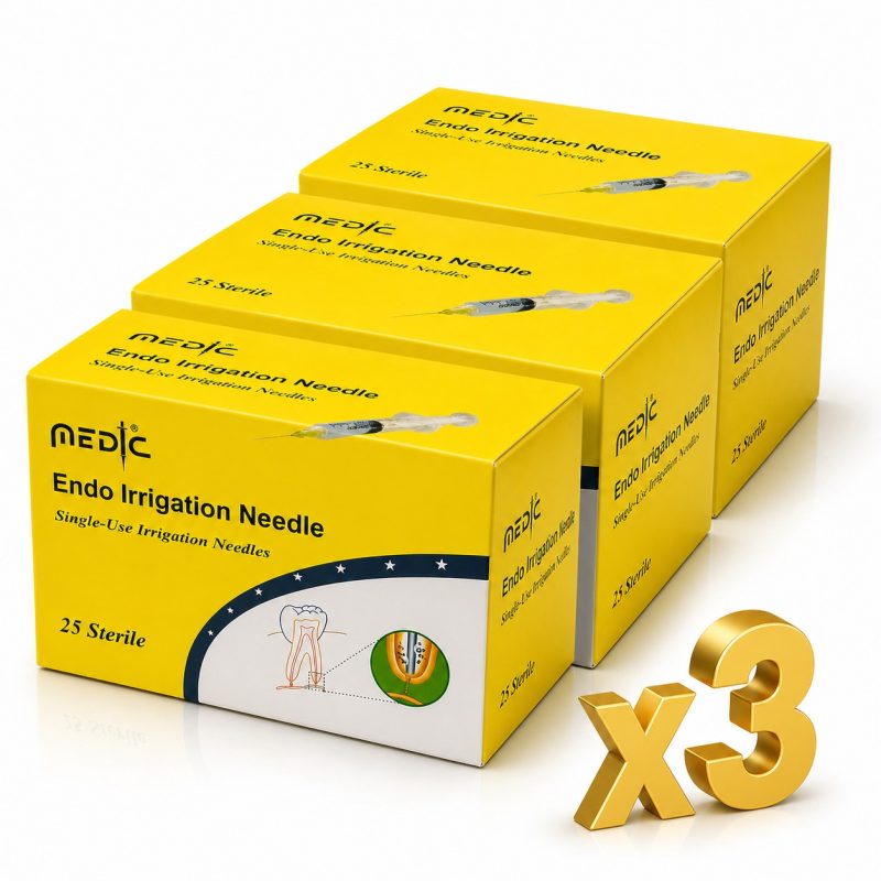 Medic İrrigasyon İğnesi (Endodontik İğne Ucu – Steril) 3 kutu