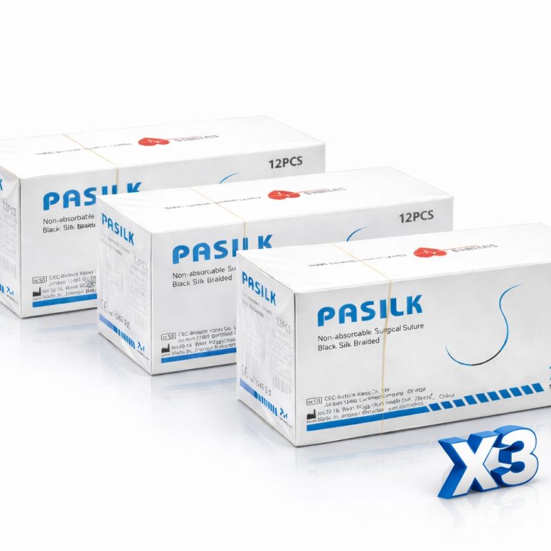 PASİLK Cerrahi Ipek Iplik No 30 Emilemeyen,38 Yuvarlak,18 Mm,70 Cm