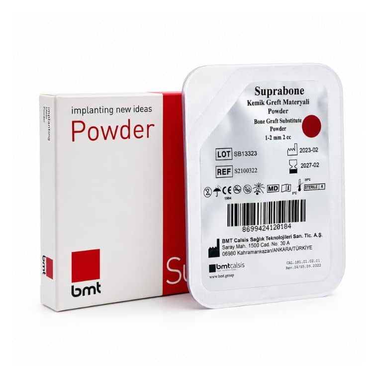 BMT Suprabone Dental Kemik Grefti Tozu (Alloplastik Kemik Grefti) 2 cc