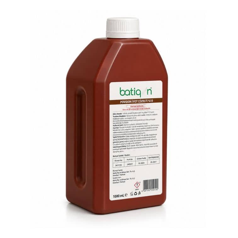 Batikon Povidon İyot Antiseptik Çözelti 1000 ml