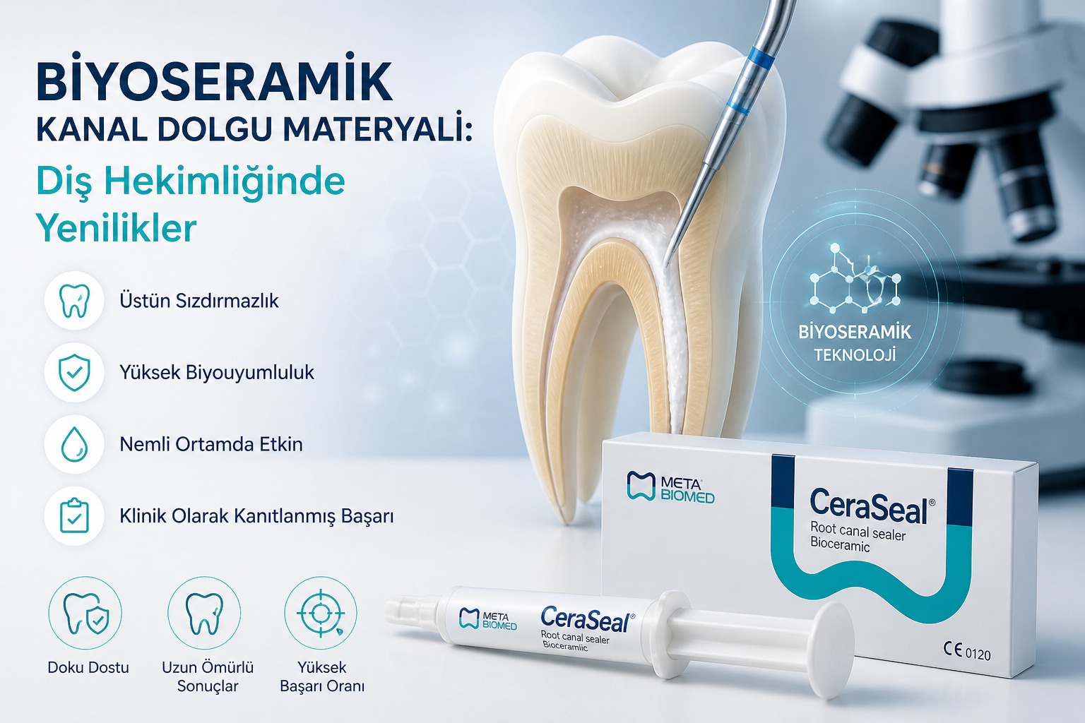 Biyoseramik Kanal Dolgu Materyali Diş Hekimliğinde Yenilikler