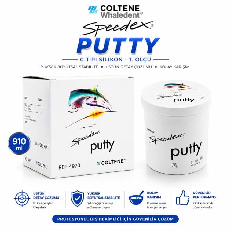 COLTENE WHALEDENT Speedex Putty C Tipi Silikon Takım İçin 1. Ölçü – 910 ml