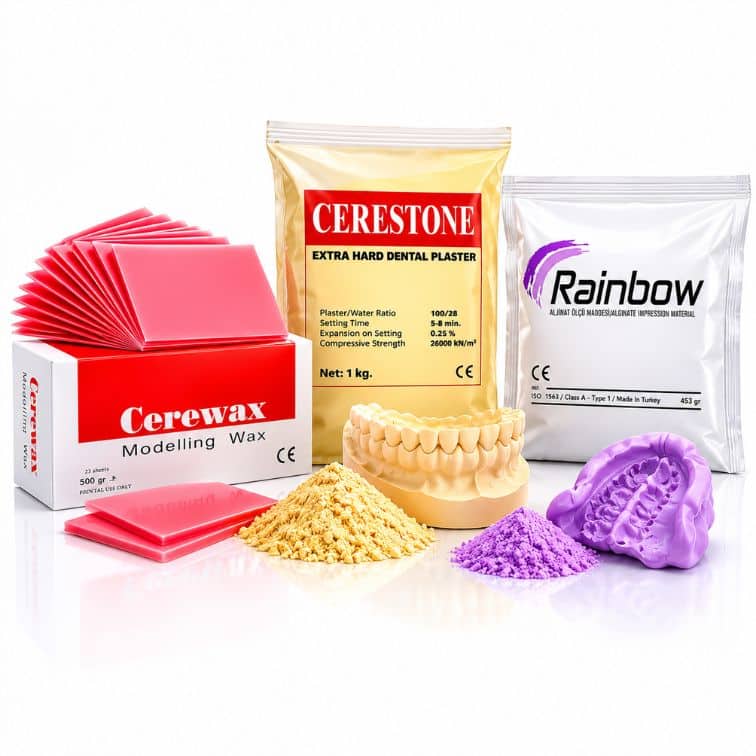 Cerestone Sert Alçı + Cerewax Mum + Rainbow Aljinat Avantaj Paketi