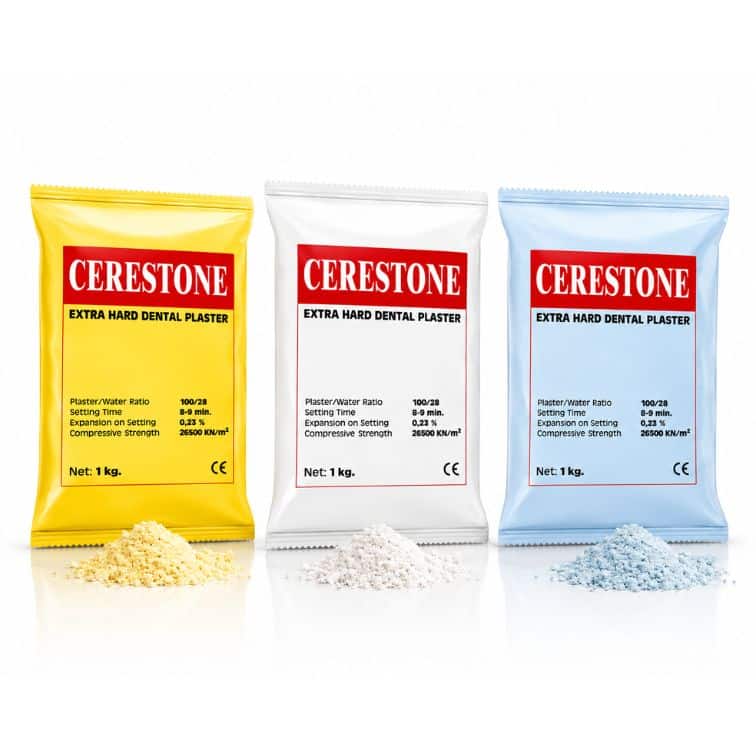 Cerestone Sert Alçı Tip 3 – Yüksek Dayanımlı Dental Sert Alçı