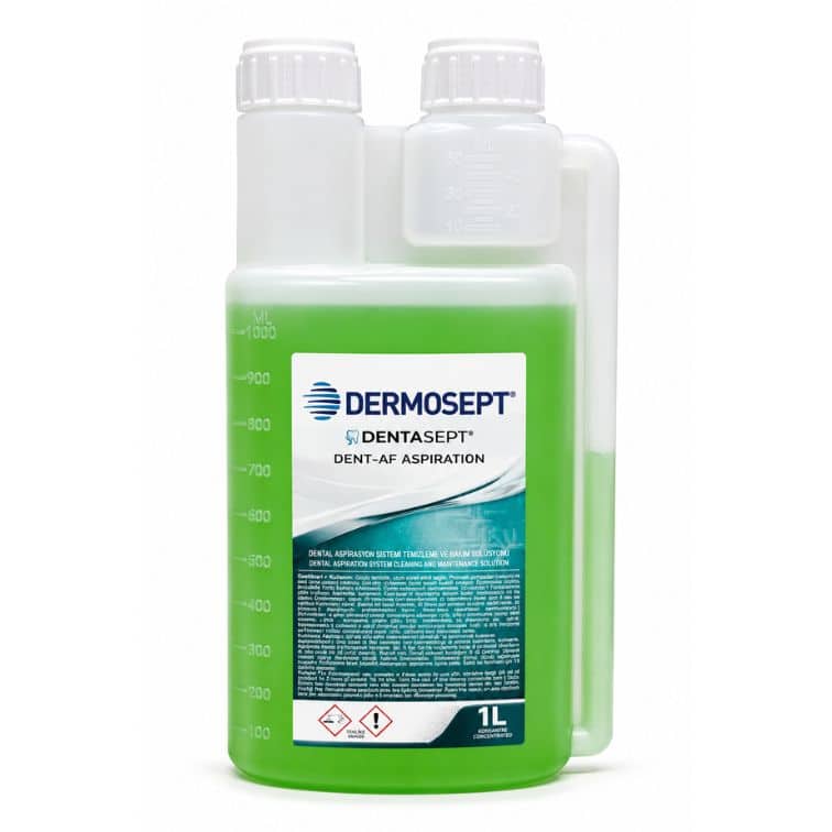 Dermosept DENT-AF Alet ve Endoskopi Aspiration AF Cerrahi Aspiratör Dezenfektanı (1 Lt)