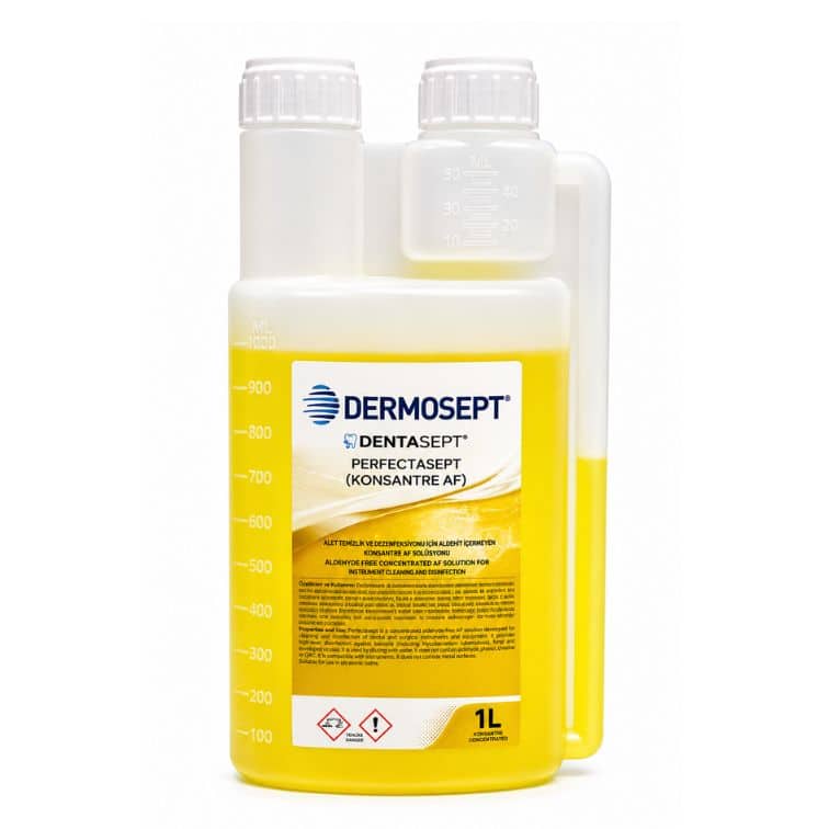 Dermosept PerfectASEPT Konsantre Alet ve Endoskopi Dezenfektanı (1 Lt)
