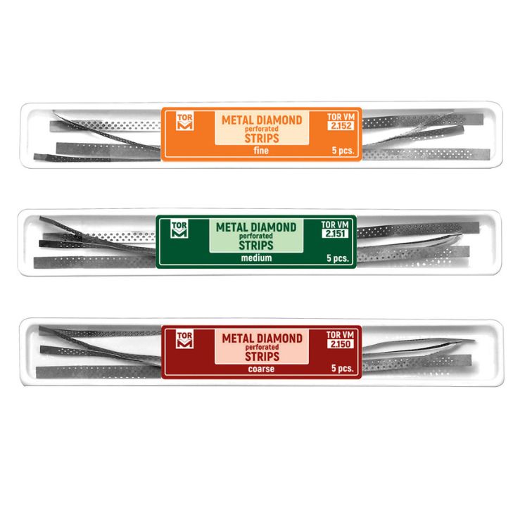 Diamond Perforated Strips (5 Adet Kutu) – Elmas Kaplı Polisaj Şeritleri