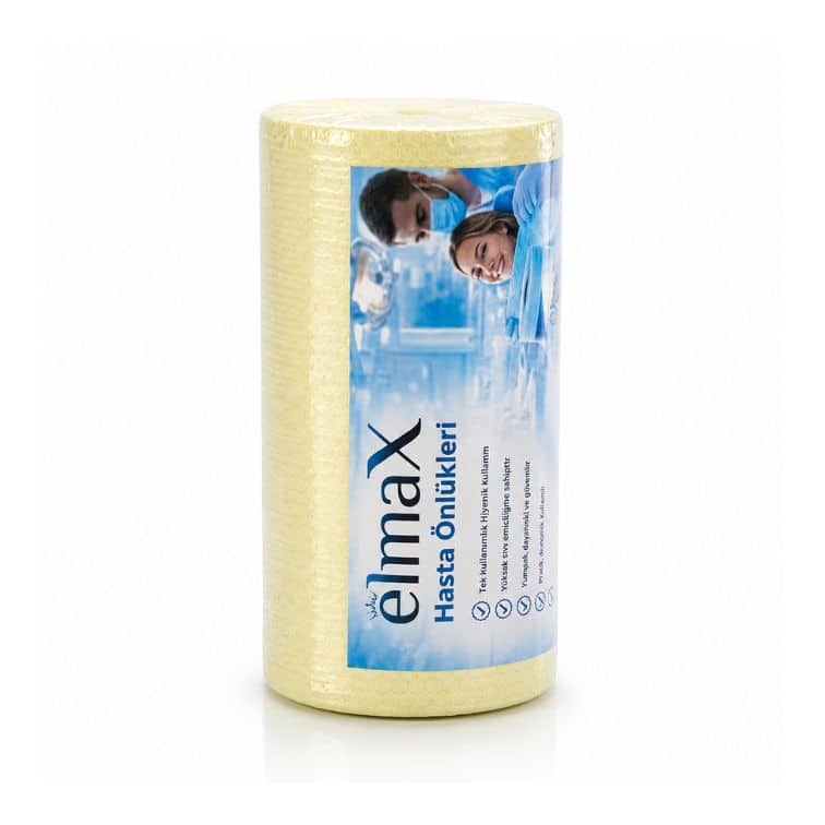 Elmax Hasta Önlüğü Beyaz 80’lik Rulo