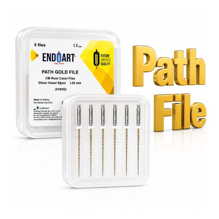 EndoArt Path File Gold Döner Kanal Eğesi