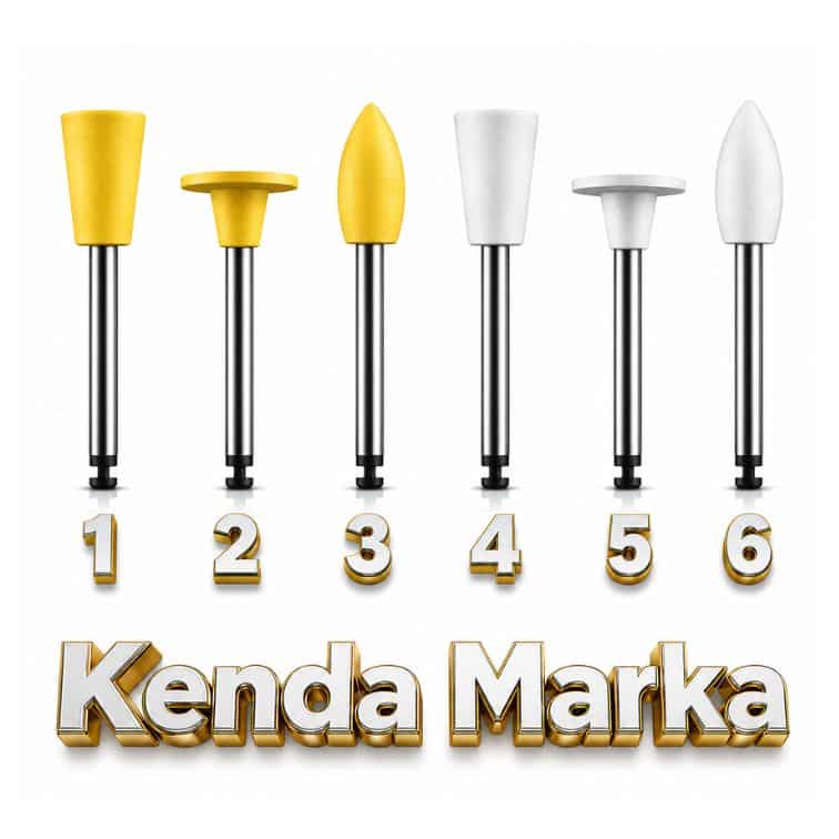 Kenda Kompozit Cila Lastiği (Sarı Beyaz) – Disk, Ters Konik, Büyük Labut Tekli