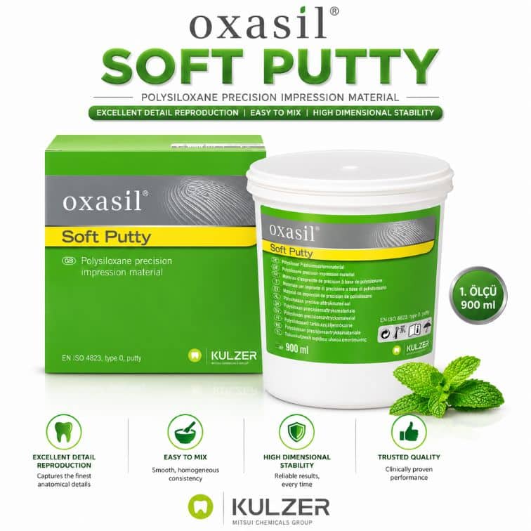 Kulzer Oxasil Soft Putty 1. Ölçü (900 ml)
