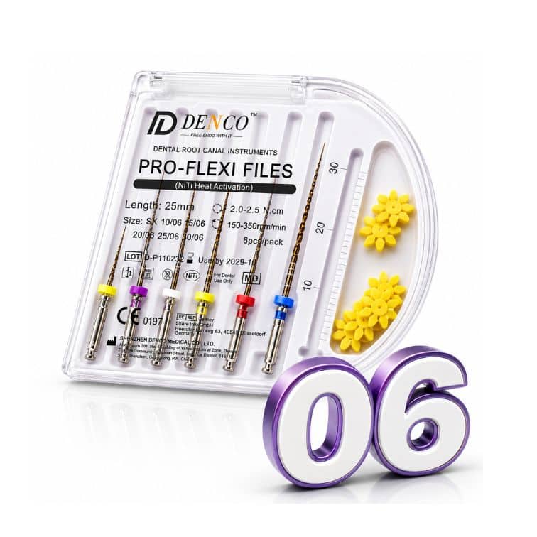 Pro Flexi File Denco Döner Kanal Eğesi Gold Blue Kit 06