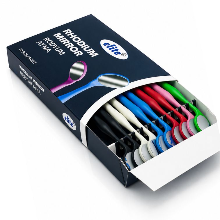 Rodyum Ayna Seti (10’lu Set) – Dental Muayene Aynası