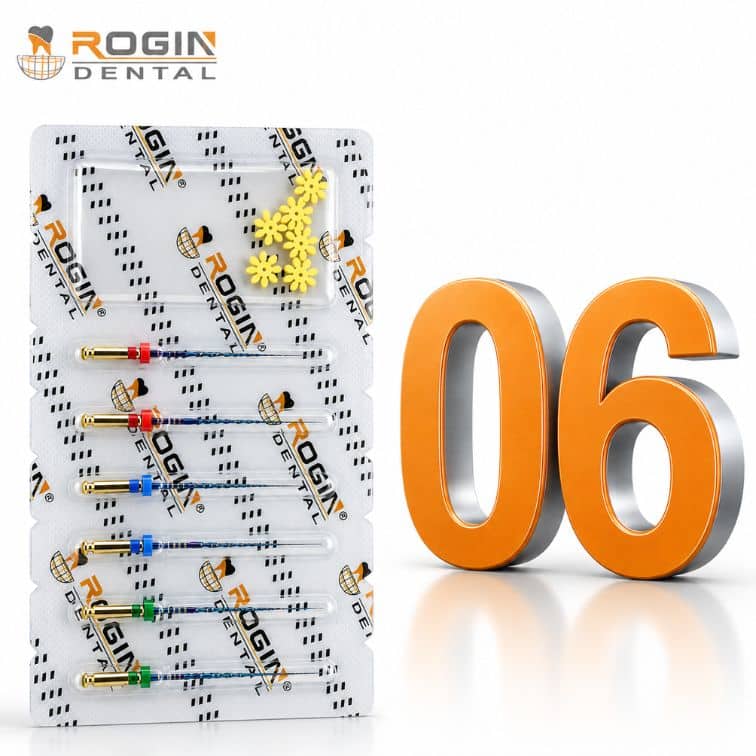 Rogin File Gold Blue Kit 06 – Döner Kanal Eğesi Seti