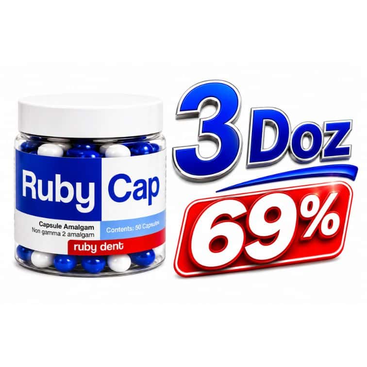 RubyCap High Çinkosuz Kapsül Amalgam %69,2 – Spill-3