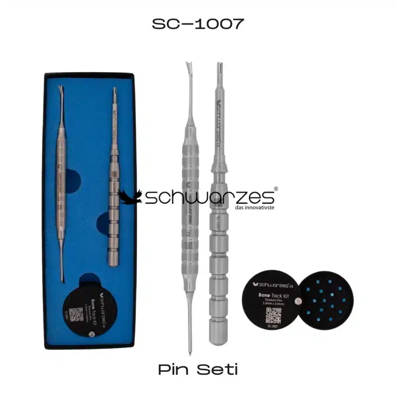 SCHWARZES Pin Seti – Membran Sabitleme (Bone Tack) Seti