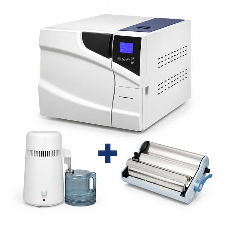 STRONG 23 Litre Otoklav Cihazı + Seal 80 Paketleme + Distile Su Cihazı