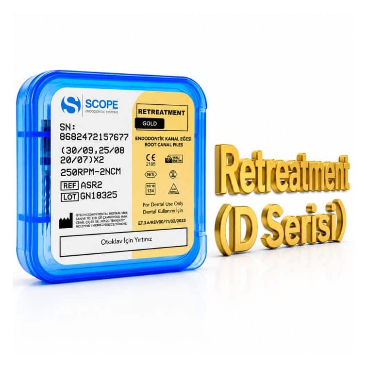 Scope RS® Retreatment GOLD Silver Kit (D Serisi) gold