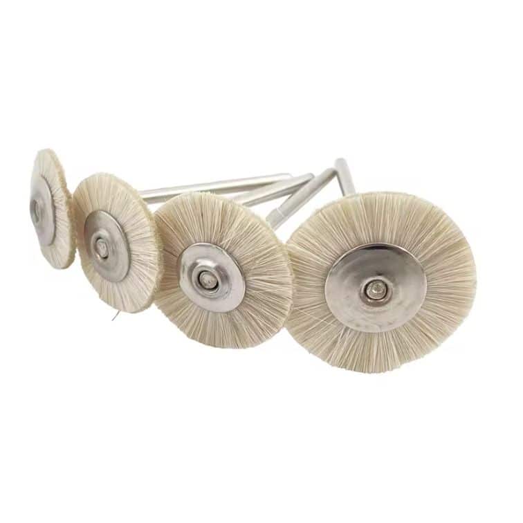 Soft Keçi Kılı Yuvarlak Polisaj Fırçası anguldurva için 22 mm