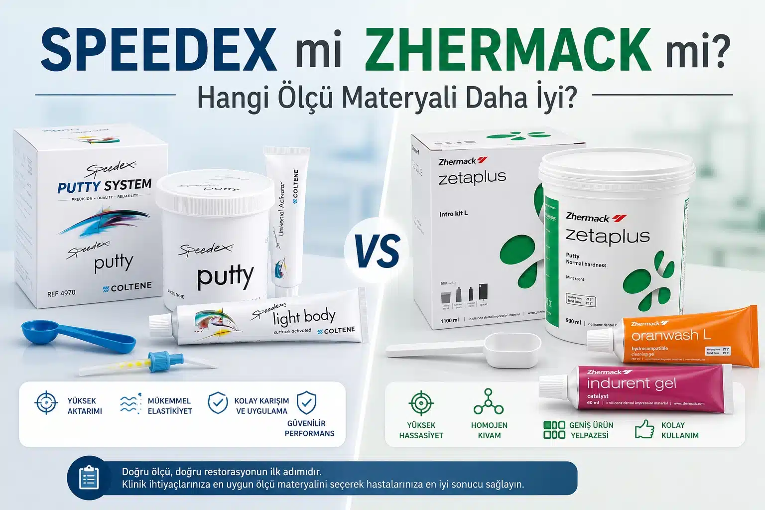 Speedex mi Zhermack mı Hangi Ölçü Materyali Daha İyi