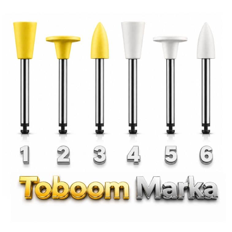 Toboom Kompozit Cila Lastiği (Sarı Beyaz) – Disk, Ters Konik, Büyük Labut Tekli