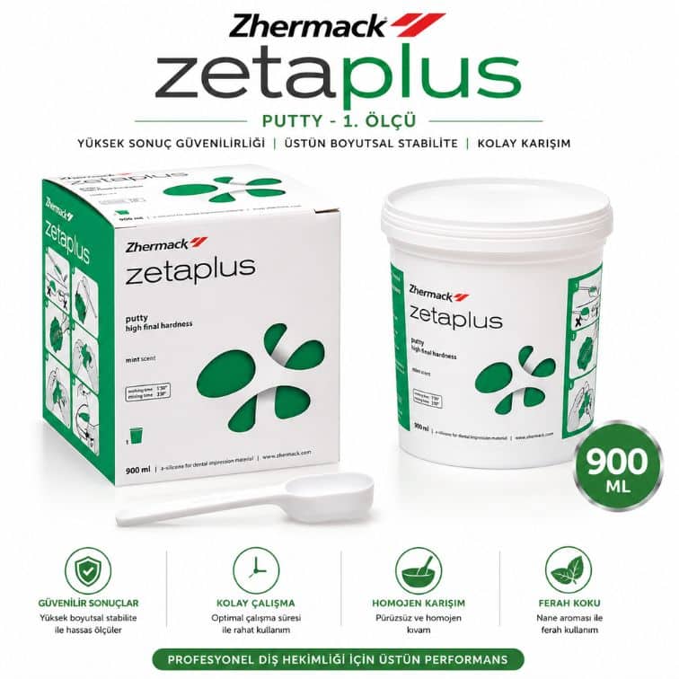 Zhermack Zetaplus Putty 1. Ölçü 900 ml