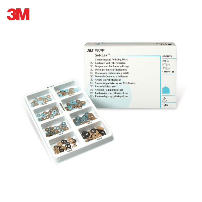 3M Sof-Lex Pop-on Bitirme ve Parlatma Diskleri Seti