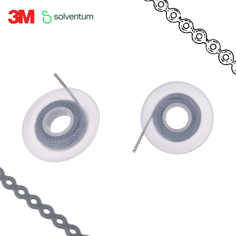 3M Unitek AlastiK™ Gri Ortodontik Zincir Elastik Bobin CK