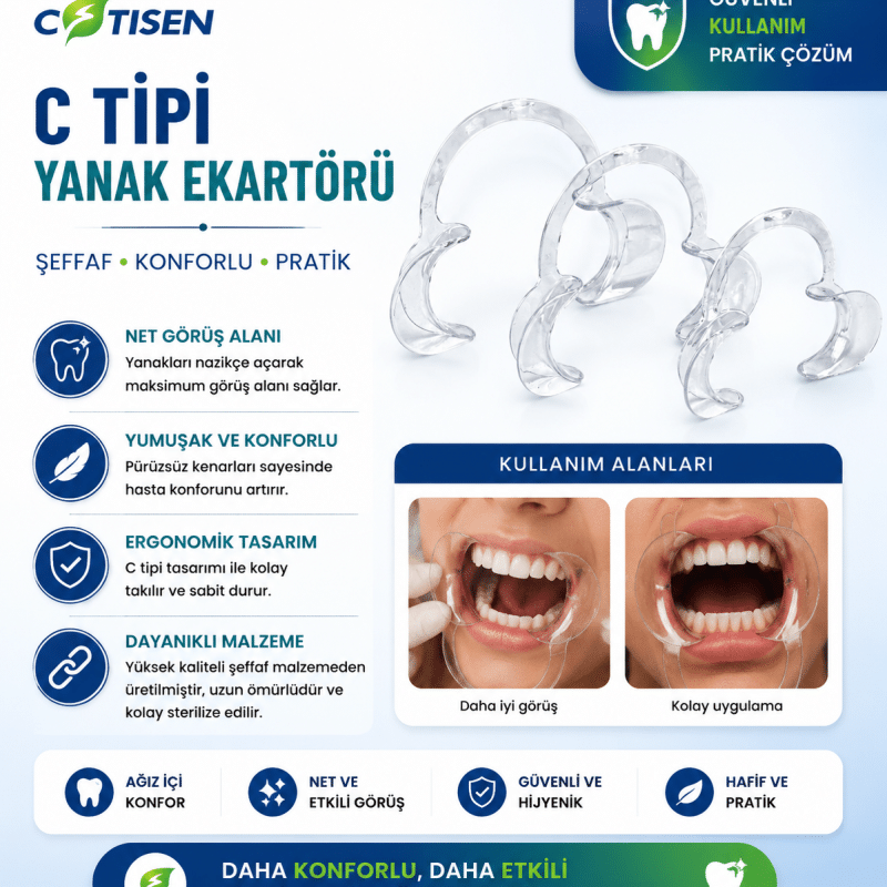 C Tipi Yanak Ekartörü, Şeffaf
