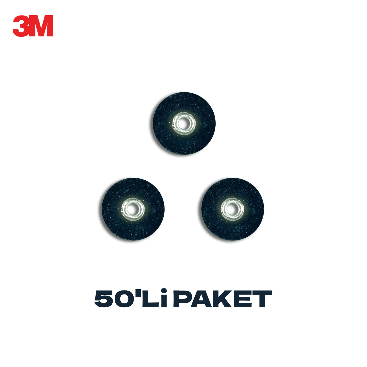 3M Sof-Lex Pop-on Disk Yedeği 50’li – 9,5 mm / 12,7 mm Bitirme ve Parlatma Diskleri - Görsel 5