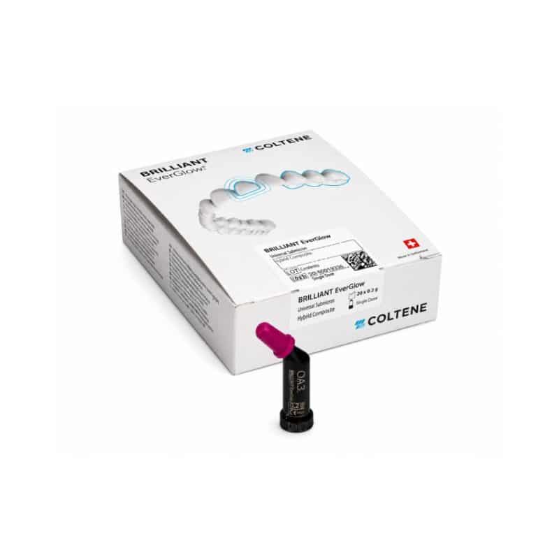 COLTENE BRILLIANT EverGlow Şırınga & Kompül – Universal Submikron Hibrit Kompozit