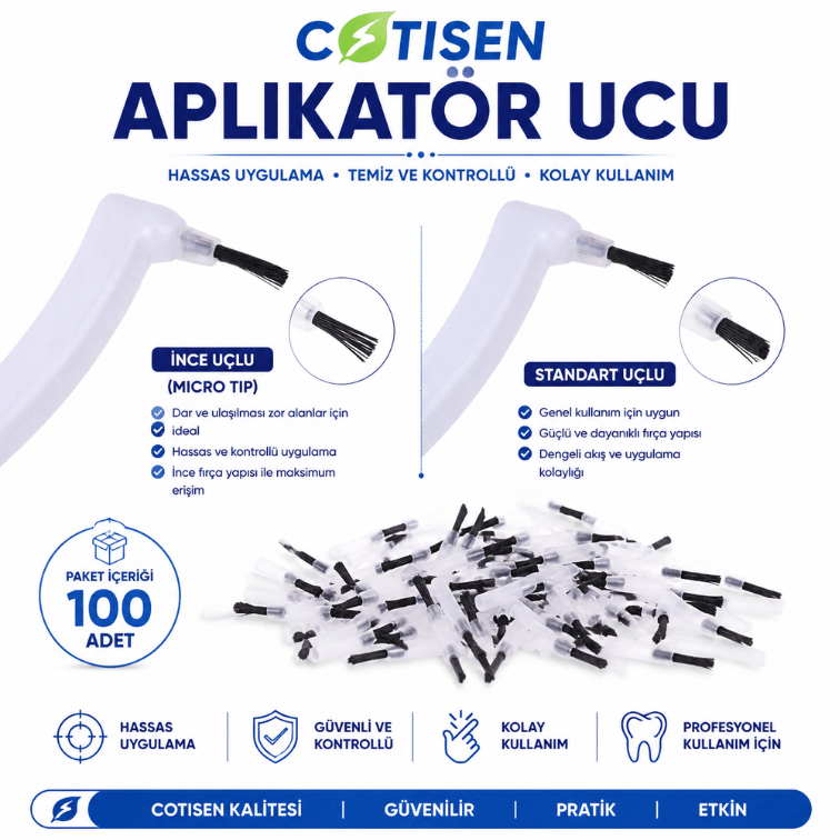 Cotisen Aplikatör Ucu (100 Adet)