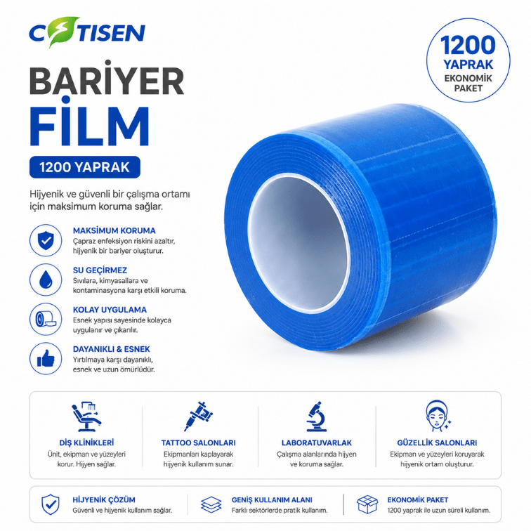 Cotisen Bariyer Film 1200 Yaprak