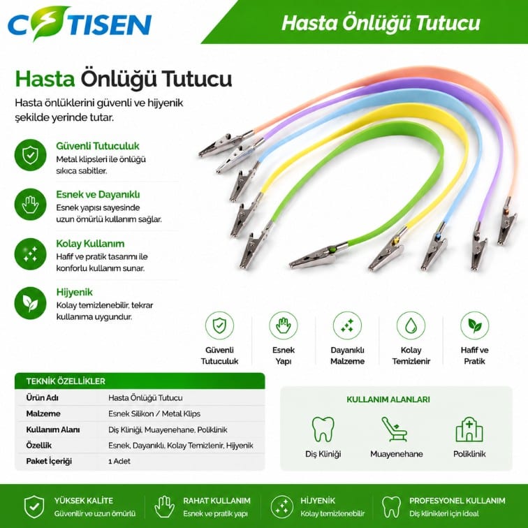 Cotisen Hasta Önlüğü Tutucu 1 ADET