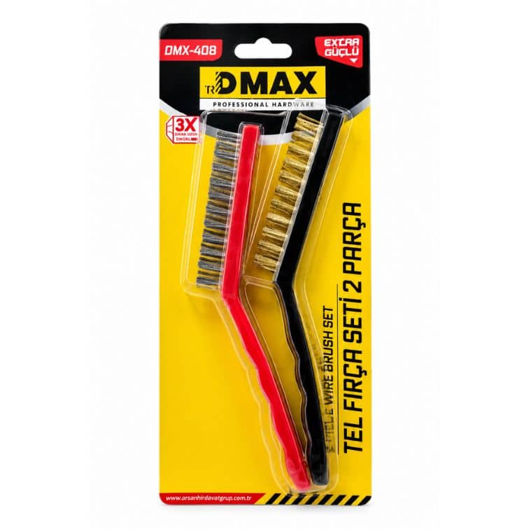 DMAX DMX-408 Tel Fırça Seti 2 Parça
