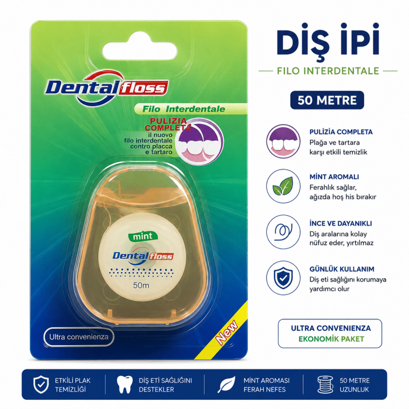 Diş İpi (Dental Floss) 50 Metre
