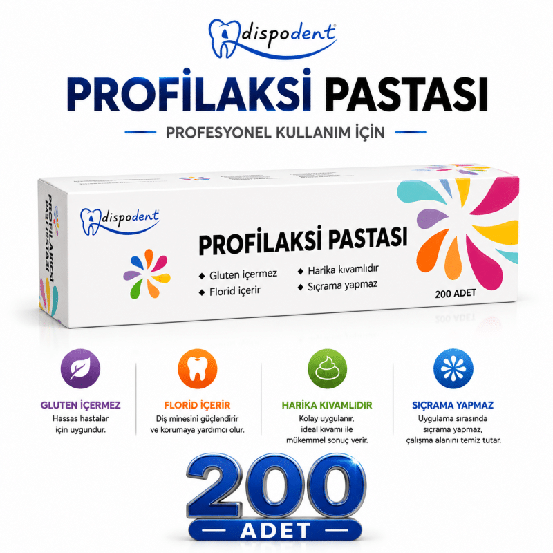 Dispodent Profilaksi Pastası (200 Adet)
