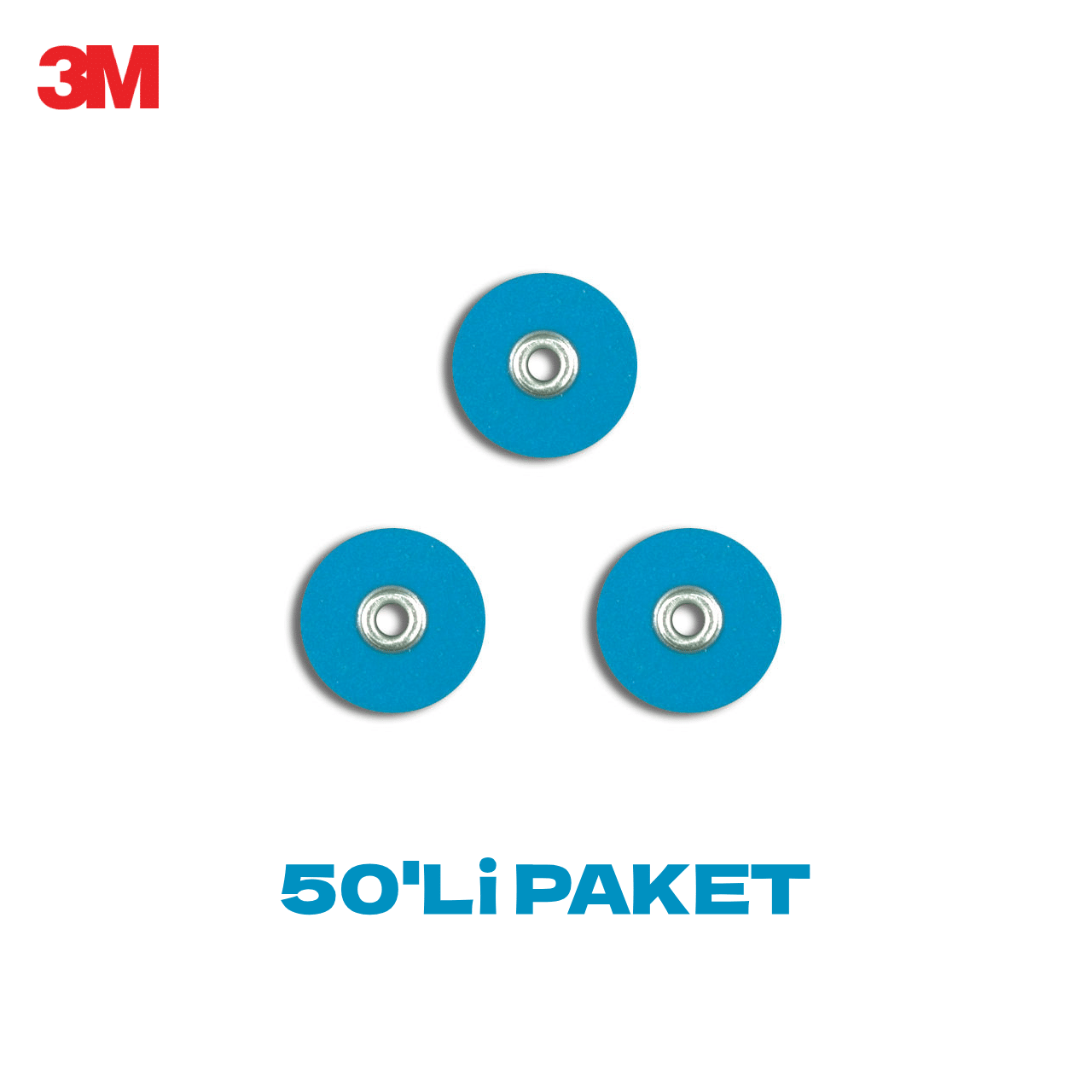 3M Sof-Lex Pop-on Disk Yedeği 50’li – 9,5 mm / 12,7 mm Bitirme ve Parlatma Diskleri - Görsel 3