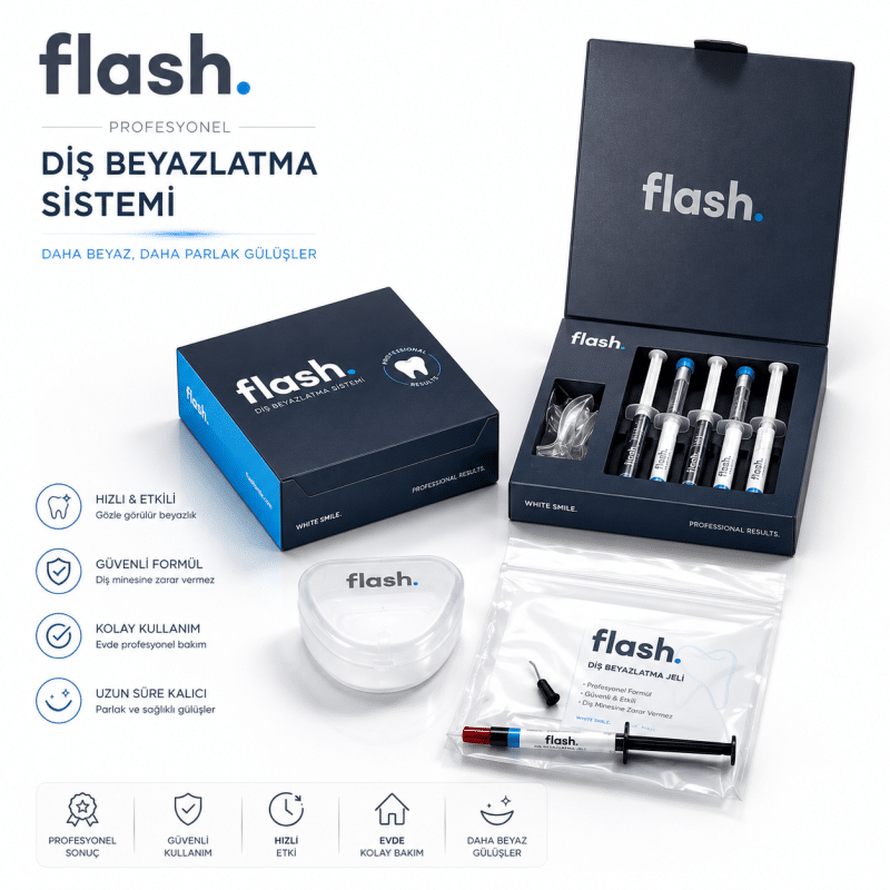 Flash Take Home Whitening System Ev Tipi Diş Beyazlatma Seti