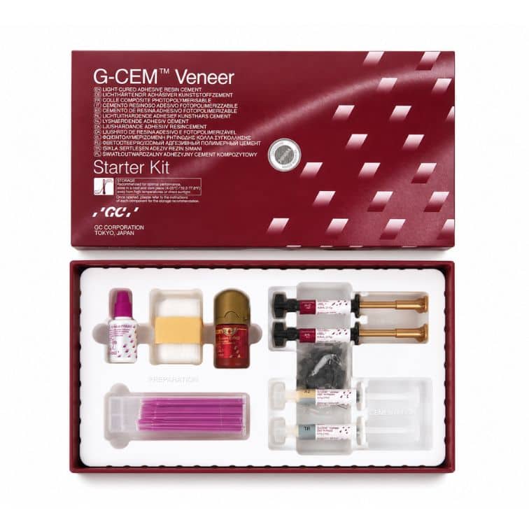 GC G-CEM Veneer Starter Kit – Veneer ve Laminate Restorasyonlar İçin Işıkla Sertleşen Rezin Siman Sistemi - Görsel 3