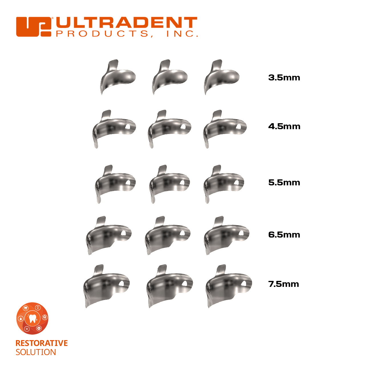 Ultradent Halo Firm Matrix Band Seksiyonel Matris Bantları