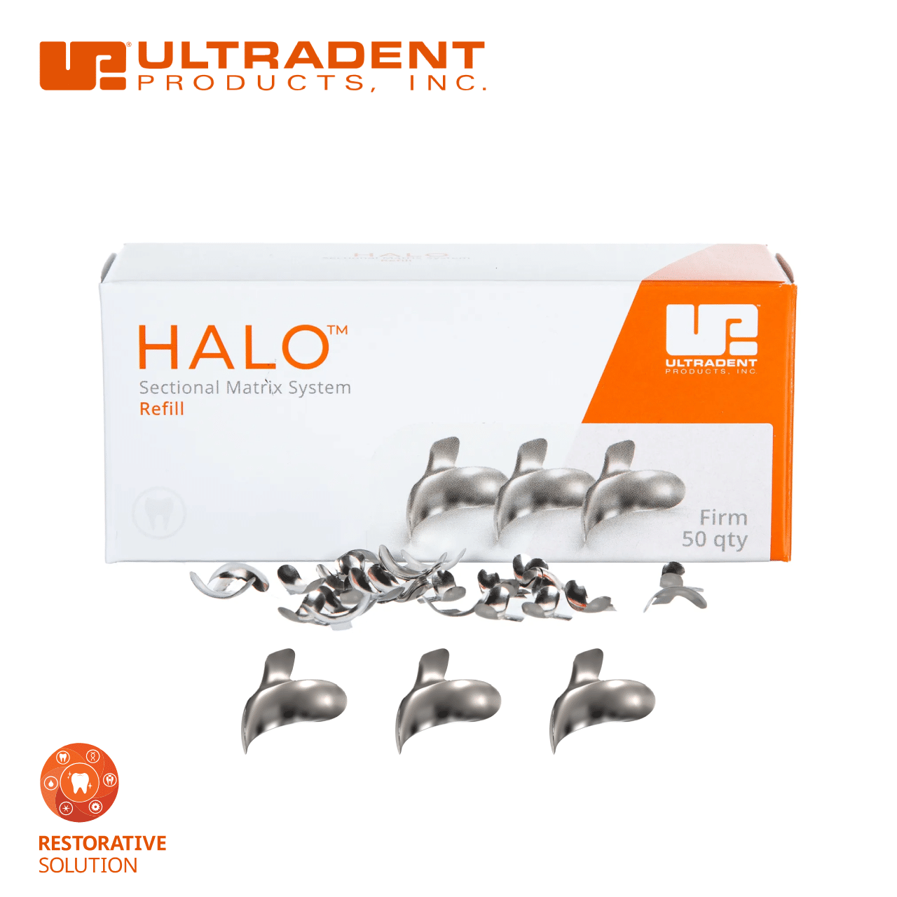 Ultradent Halo Firm Matrix Band Seksiyonel Matris Bantları - Görsel 2