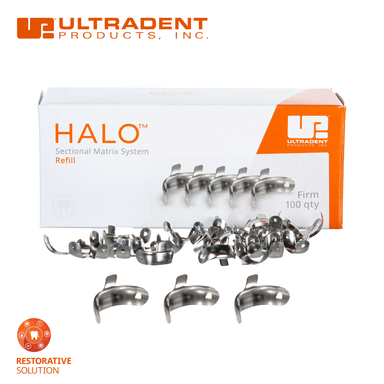 Ultradent Halo Firm Matrix Band Seksiyonel Matris Bantları - Görsel 4